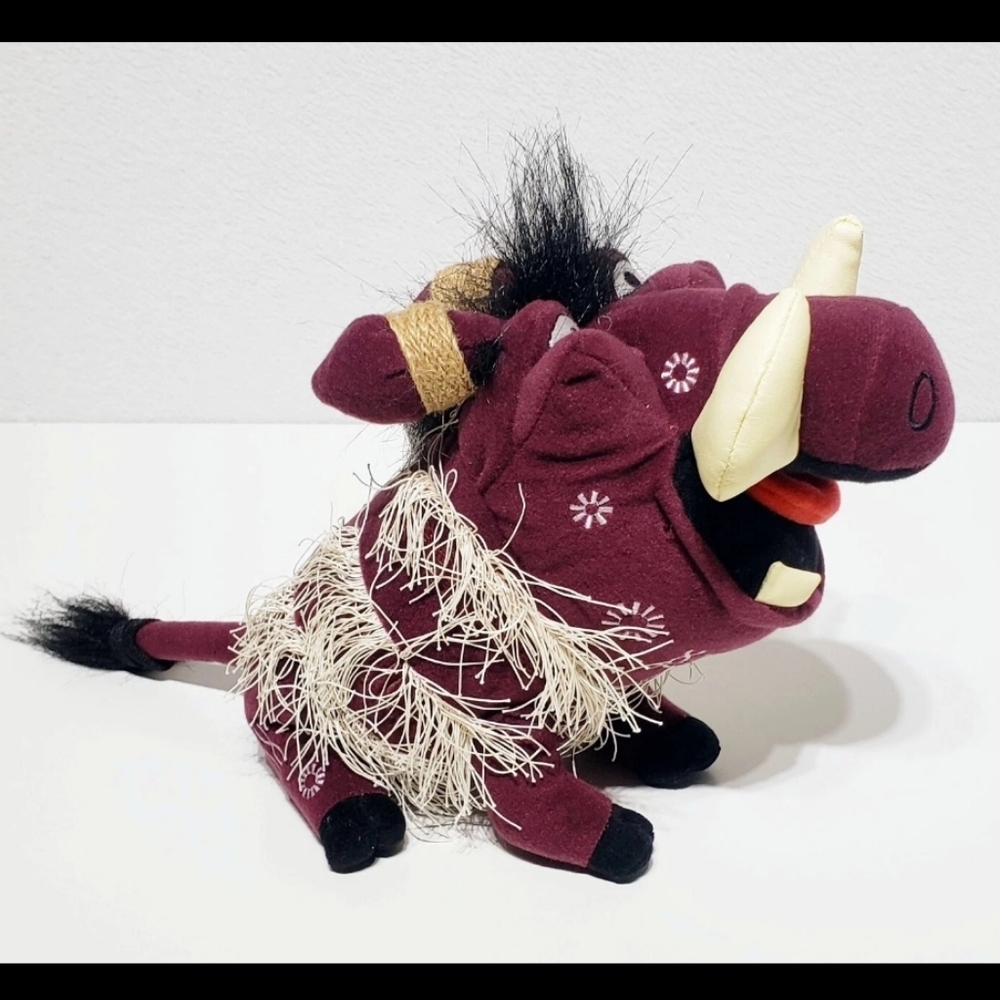 Vintage Disney The Lion King Broadway Musical Pumbaa plush 10"